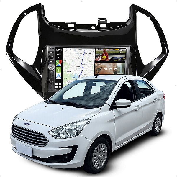 Kit Multimidia Dvd Mp5 2 Din Botão 7p Ka 19-21 Android Auto