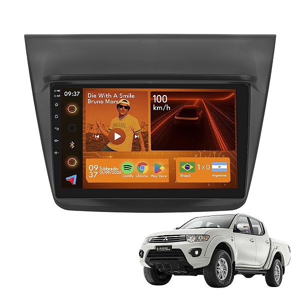 Kit Multimídia Android 2GB+64GB 9p Triton 2008-2018 Youtube
