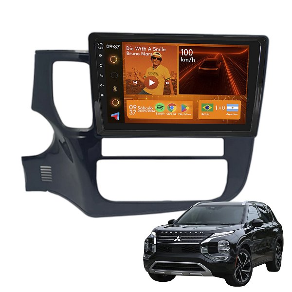 Kit Multimídia Android 9p Outlander 2014-2022 2GB+64GB Wi-Fi