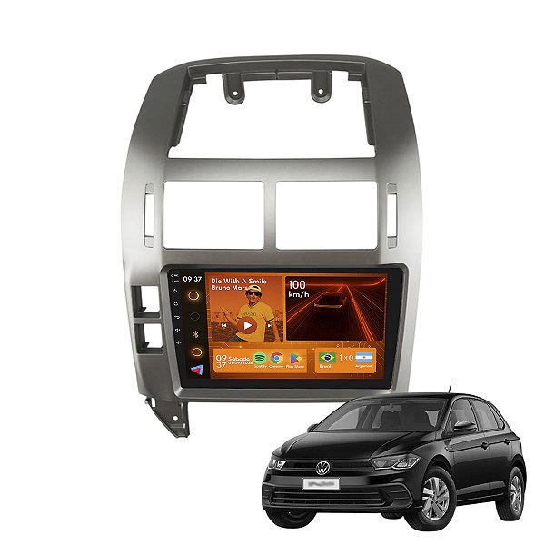 Kit Multimídia Android 2GB+64GB 9p Polo 2005-2015 Maps GPS