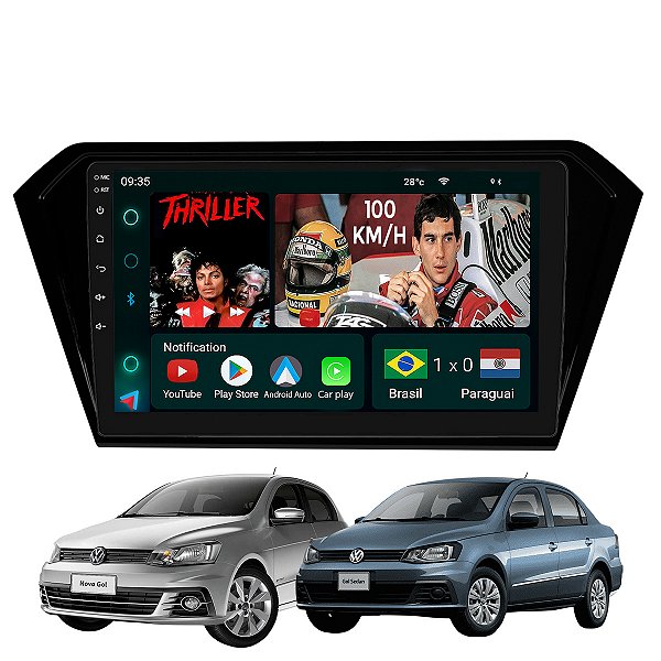 Kit Multimídia Octacore 6GB/128GB 9p Gol G7 G8 2016-2021