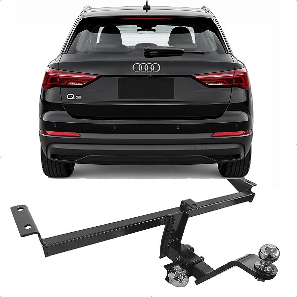 Engate Reboque Audi Q3 20-24 Removível  700KG de Tração