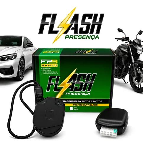 Alarme Cerruns Presença Bloqueador Basico Flash Carro Moto