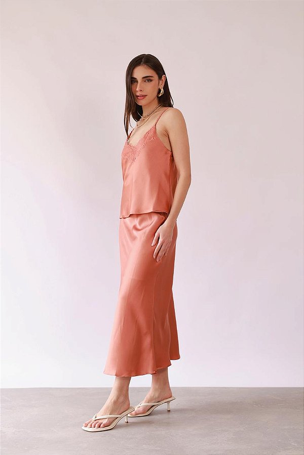 SAIA MIDI ACETINADA NINA