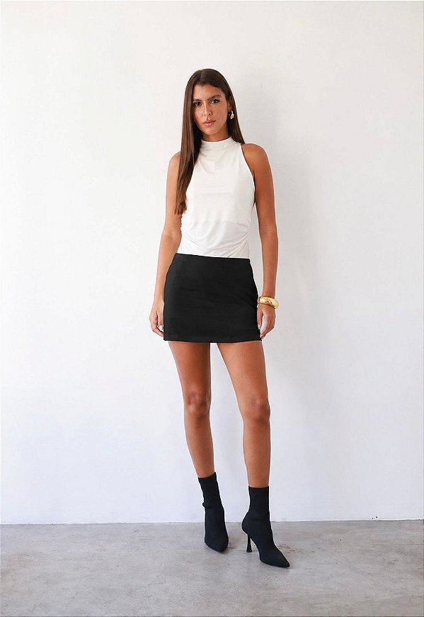 BLUSA DUPLA GOLA ALTA LUIZA