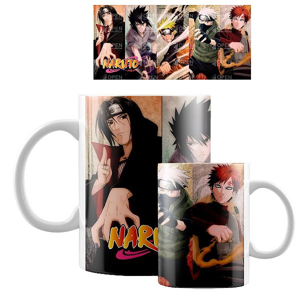 Caneca Naruto Shippuden Personalize com seu Nome