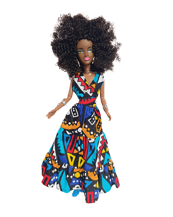 Boneca Negra Nova Africaneesa
