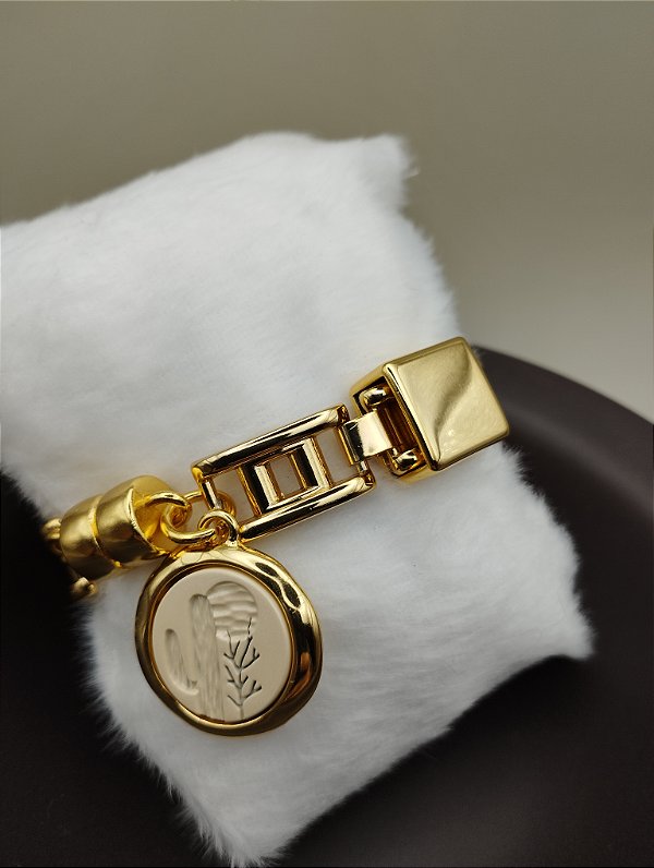 Pulseira bridão fecho ímã