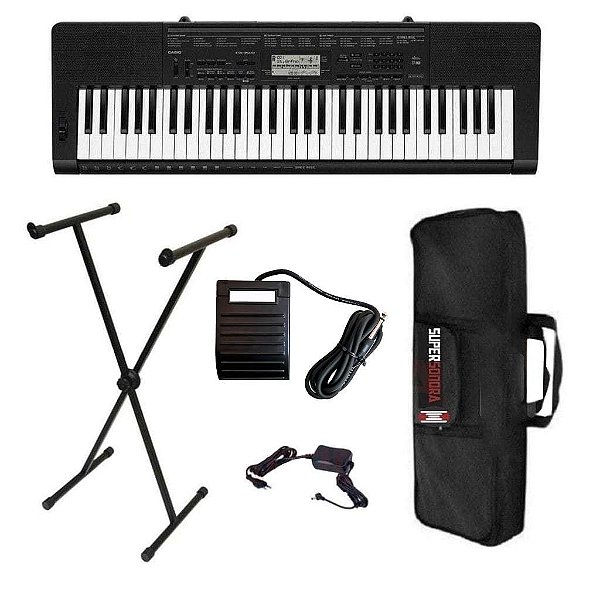 Teclado Musical Casio CTK 3500 Completo Super Sonora Super Sonora Instrumentos Musicais