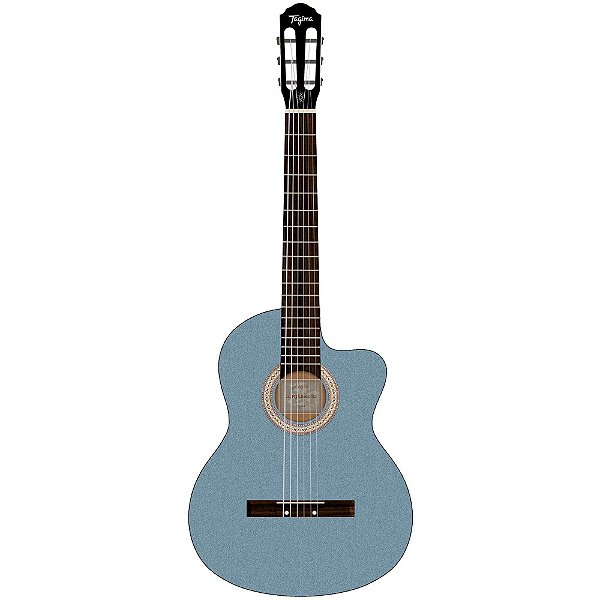 Violão Tagima Cartagena Nylon Elétrico Agathis Latin America Azul LPBS