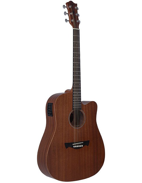 Violão Tagima Kansas Folk Aço Elétrico Mahogany