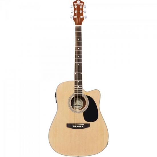 Violão Elétrico GE-30 NT Folk Aço Natural - Harmonics