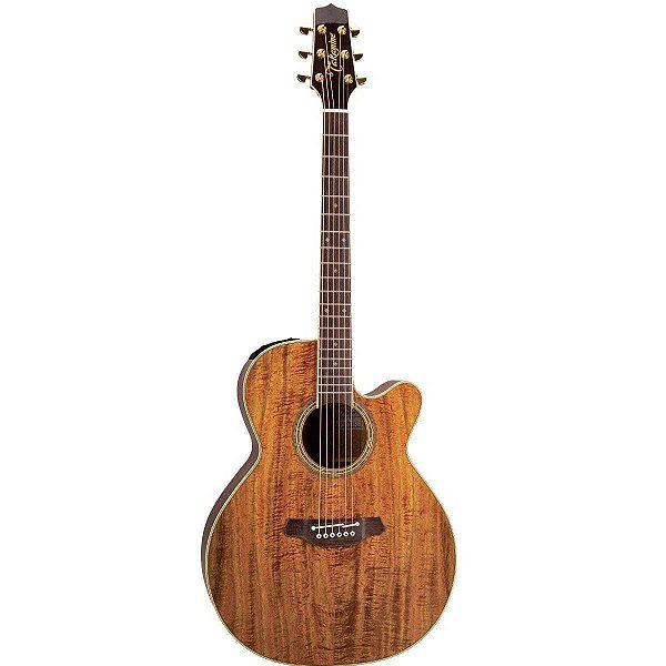 Violão Artístico Takamine EF508KC Natural Elétrico e com Afinador + Case