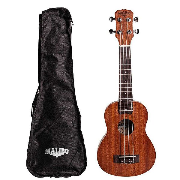 Ukulele Soprano Acústico 21S Sapele Malibu + Capa