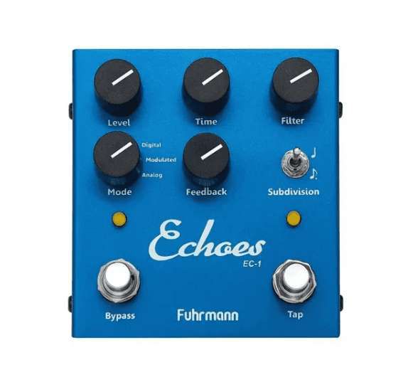 Pedal Guitarra Fuhrmann Echoes Tap Delay Reverb - EC01