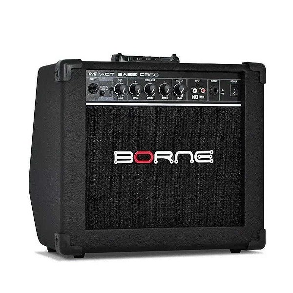 Amplificador Borne para Contrabaixo Impact Bass CB60 Preto - 20W RMS