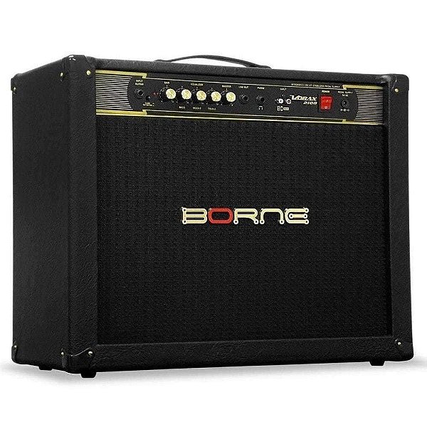 Cubo Amplificador para Guitarra Vorax 2100 Borne Preto 100W RMS