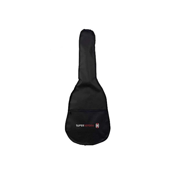 Capa Violão Preta Clássica Simples em Nylon
