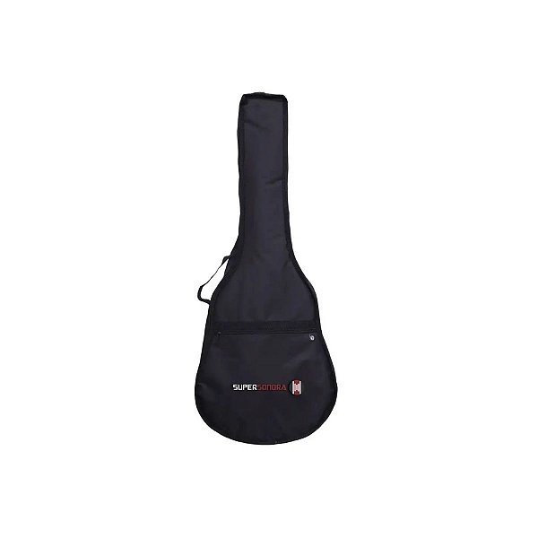 Capa Violão Clássica Preta Acolchoada Semi Luxo em Nylon