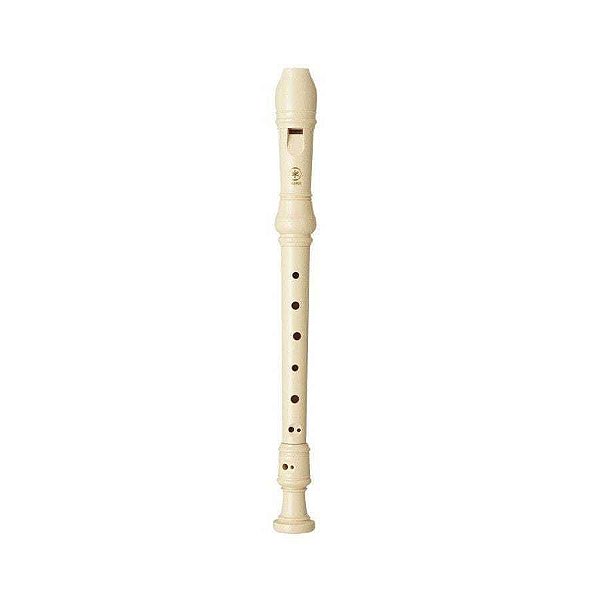 Flauta Doce Yamaha Soprano Germânica C YRS-23G - Creme