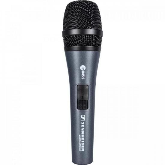Microfone Sennheiser E845-S Profissional Super Cardióide Com Chave Interruptora