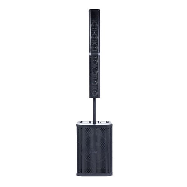 Caixa de  Som Torre Amplificado PA ATIVO 1000Wrms GRT15 DSP - Bluetooth | USB | Profissional - FRAHM