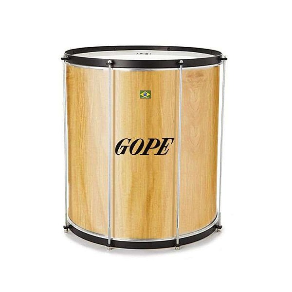 Surdo Instrumento Gope 45Cm x 14" em Madeira 6 Afinações BME4514 Mór para Fanfarra - Banda Marcial