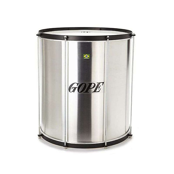 Surdo Instrumento Gope 45Cm x 14" em Alumíno 6 Afinações BAL4514 para Fanfarra - Banda Marcial