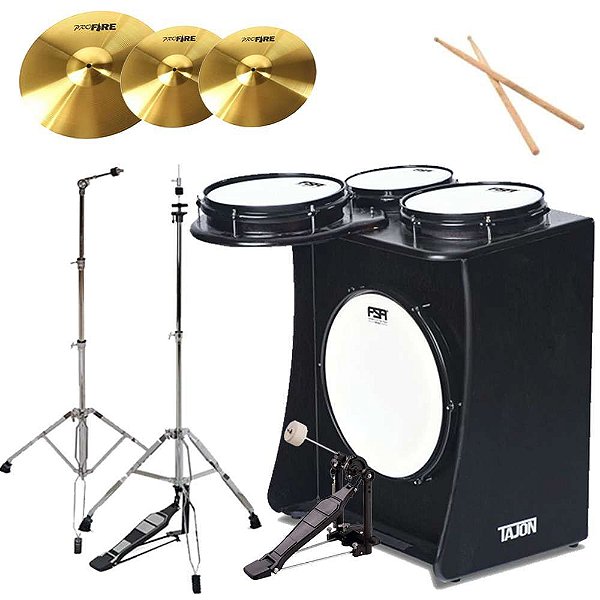 Kit Tajon Bateria FSA TAJ51 Master Preto - Super Sonora