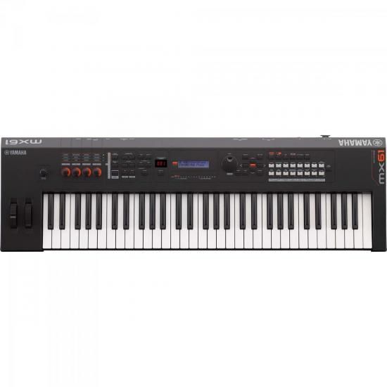 Teclado Sintetizador YAMAHA MX61 BK Preto