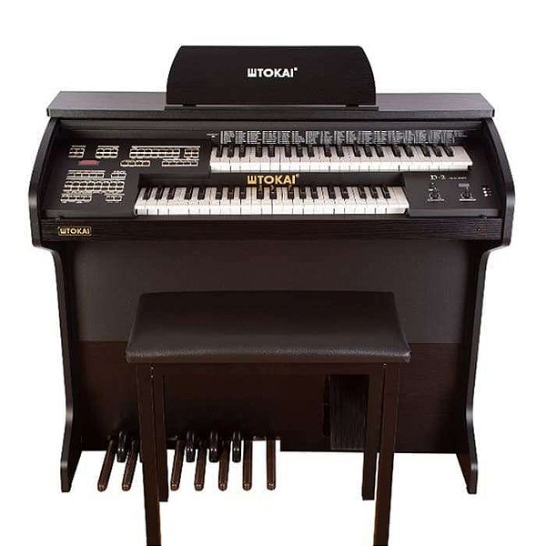 Órgão Eletrônico Tokai D2 Preto - 88 Teclas