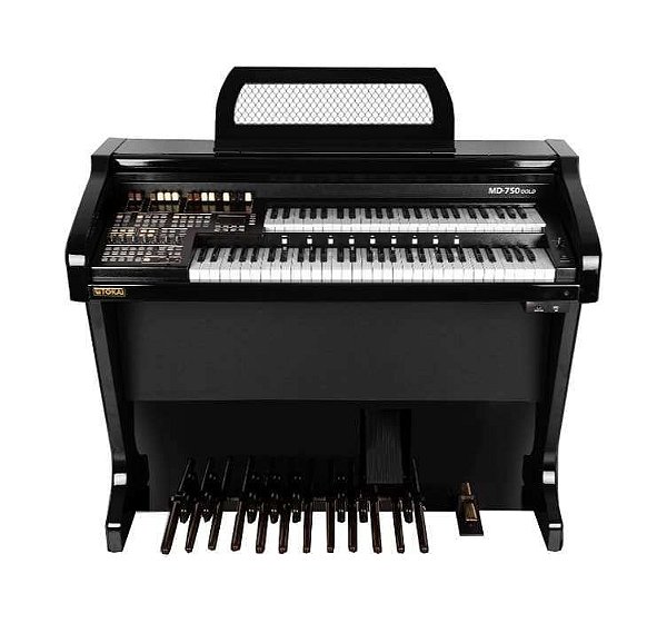 Órgão Eletrônico Tokai MD-750 Gold Preto - 110 Teclas