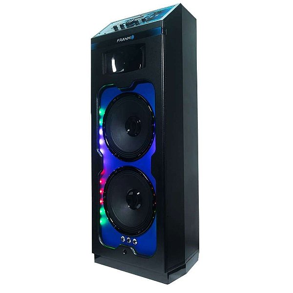 Caixa de Som Bluetooth Frahm Torre Effect 1200 com Máquina de Fumaça