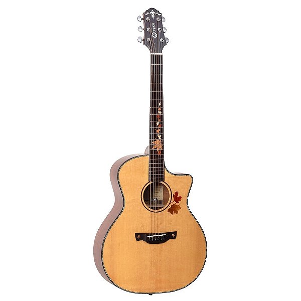 Violão Crafter Aço Grand Auditorium KAL-MAHO Premium Aniversário com Equalizador DS-2