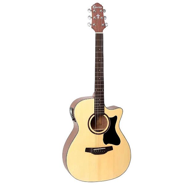 Violão Crafter Orchestra HT-100CE/OP.N Eletroacústico Cutaway - Tampo Spruce - Cordas de Aço