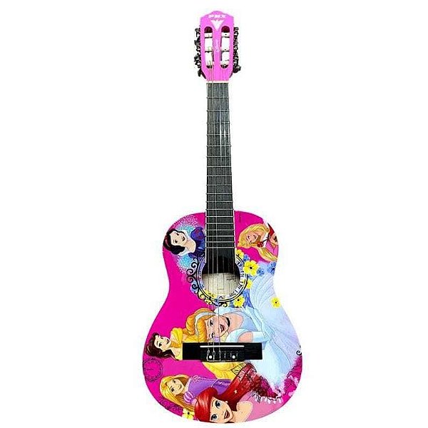 Violão Infantil Princesas PHX VIP-5 Rosa - Linha Disney