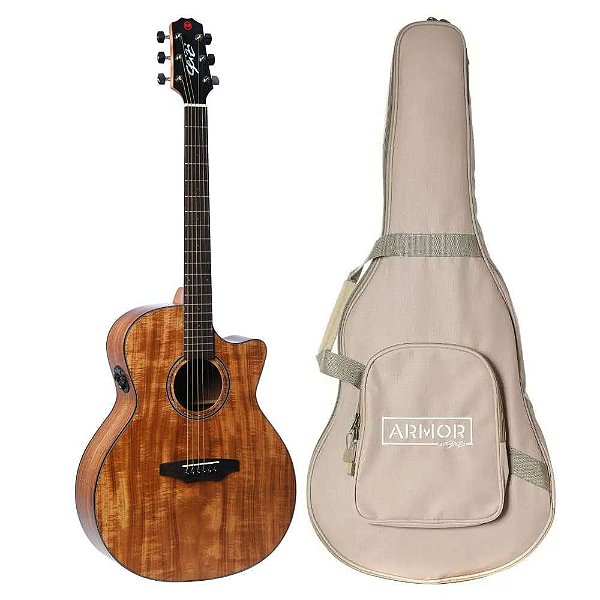 Violão Seizi Originals RYU Kaizen Eletrico Aço + Bag