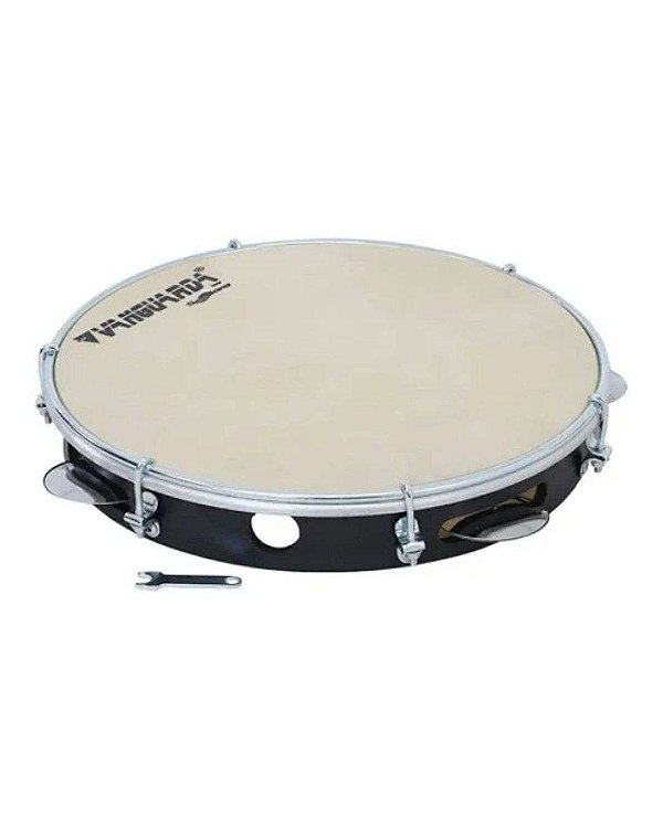 Pandeiro Spanking Pele Couro 10 Polegadas