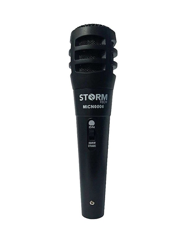 Microfone Com Fio Storm MICN0006 Preto