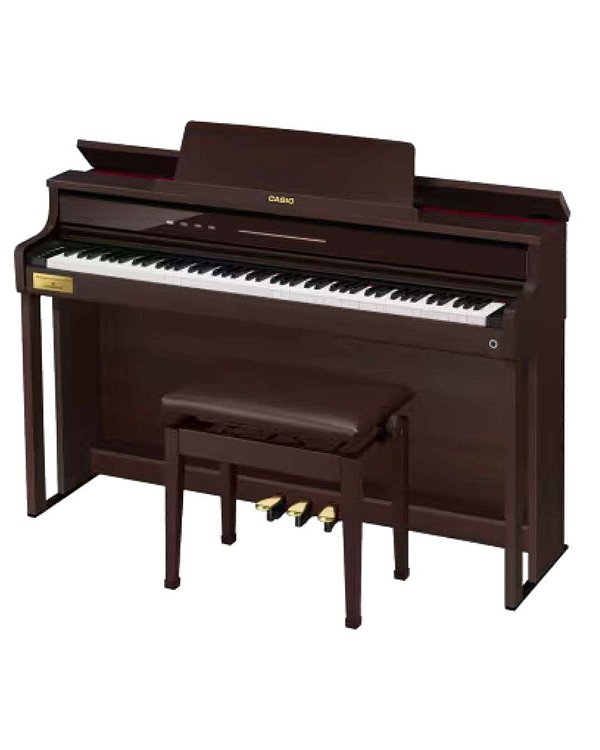 Piano Digital Casio Celviano AP-750 Marrom - 88 Teclas + Banqueta