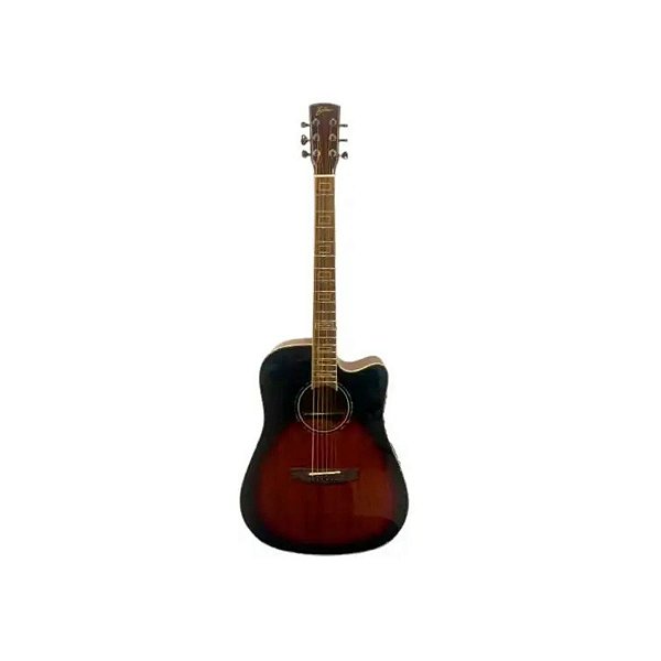 Violão Cutaway Zellmer Eletroacústico Heritage Brownburst Brilhante