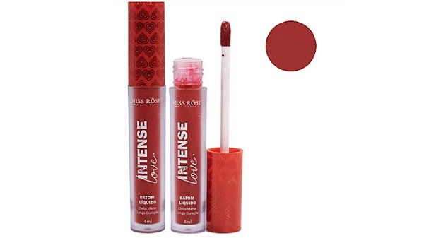 BATOM LIQUIDO MATTE  SEDUÇÃO COR03 - MISS ROSE