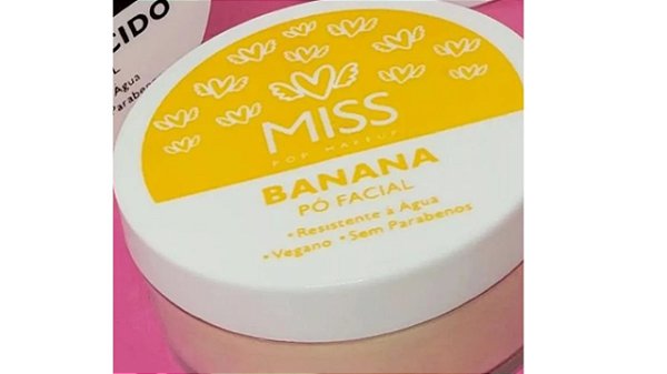 PO FACIAL BANANA - MISS POP MAKEUP