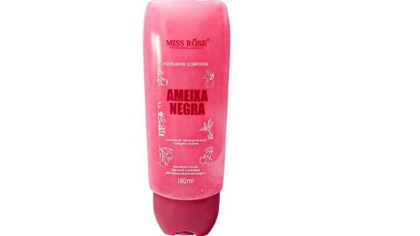 ESFOLIANTE  CORPORAL 180ml AMEIXA NEGRA - MISS ROSE