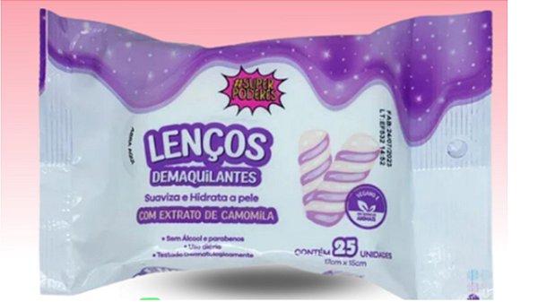 LENÇO EXTRATO CAMOMILA - SUPER PODERES