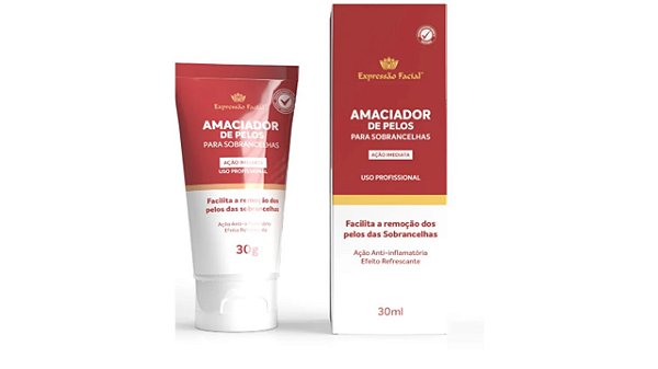 AMACIADOR DE PELOS 30ML - EXPRESSAO FACIAL