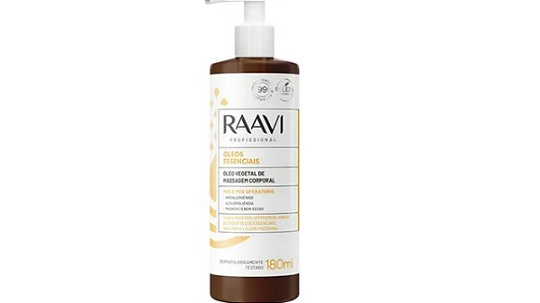 OLEO MASSAGEM  180ML- RAAVI