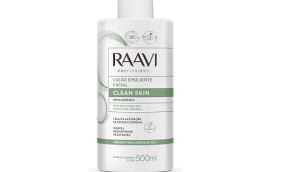 LOÇAO EMOLIENTE FACIAL 500ML - RAAVI
