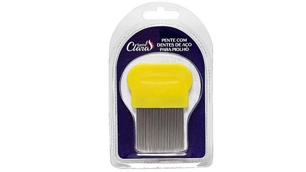 PENTE COM DENTES DE AÇO PIOLHO - SANTA CLARA