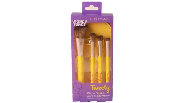 KIT DE PINCEIS LOONEY TUNES - MISS FRANDY